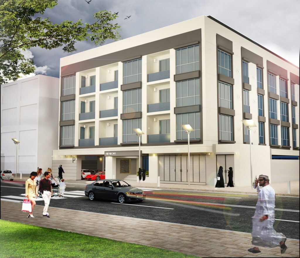 RG Group: G+3 Residential & Commercial Bldg in Al Quoz 3